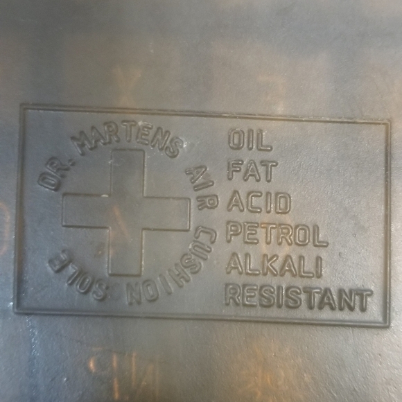 Dr. Martens Chunky Derby D-Ring Leather Men's Shoes. Air Cushioned Soles Size 12 - Picture 9 of 14